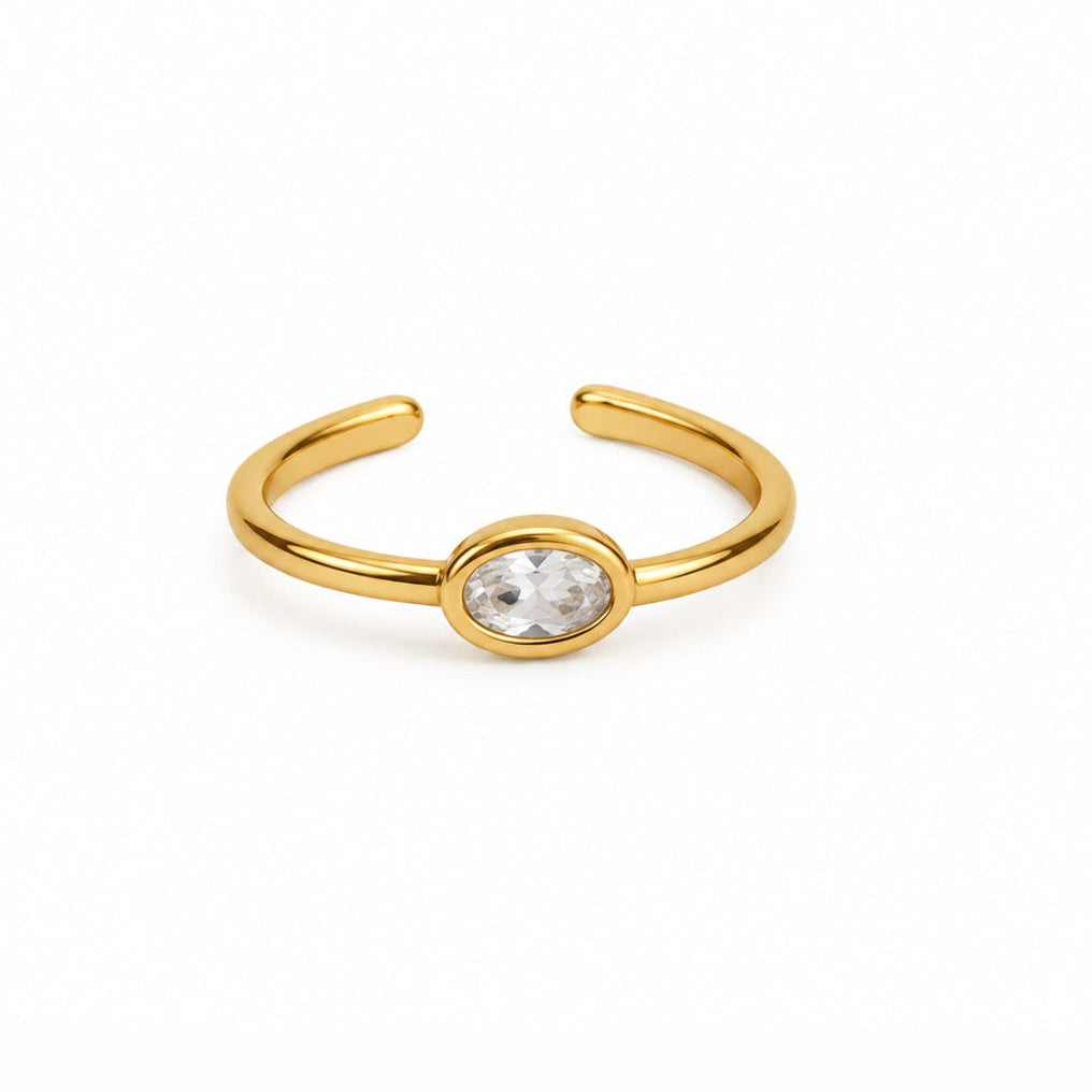 Golden Oval Ring