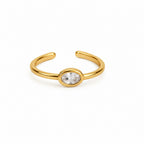 Golden Oval Ring