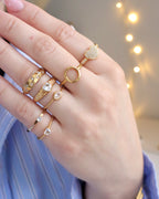 Golden Oval Ring