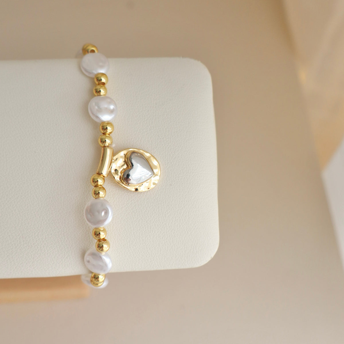 Pearl Heart Bracelet
