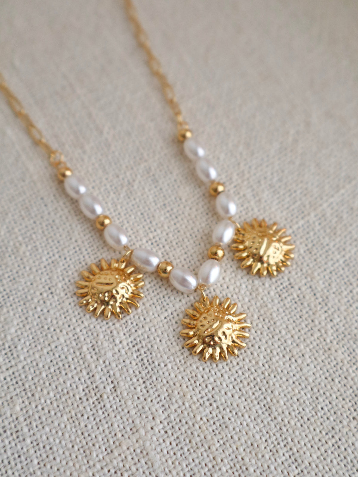Sun Pearl Necklace