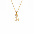 Collar Tulipán Lavanda