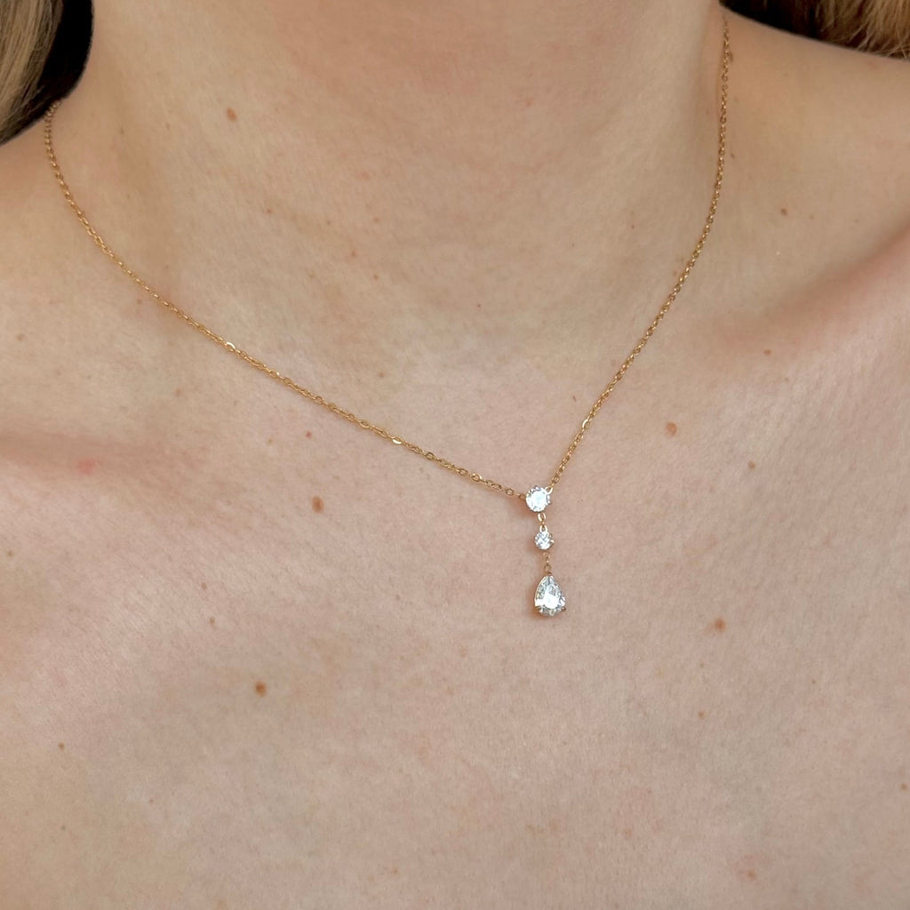 Collar Crystal Drop