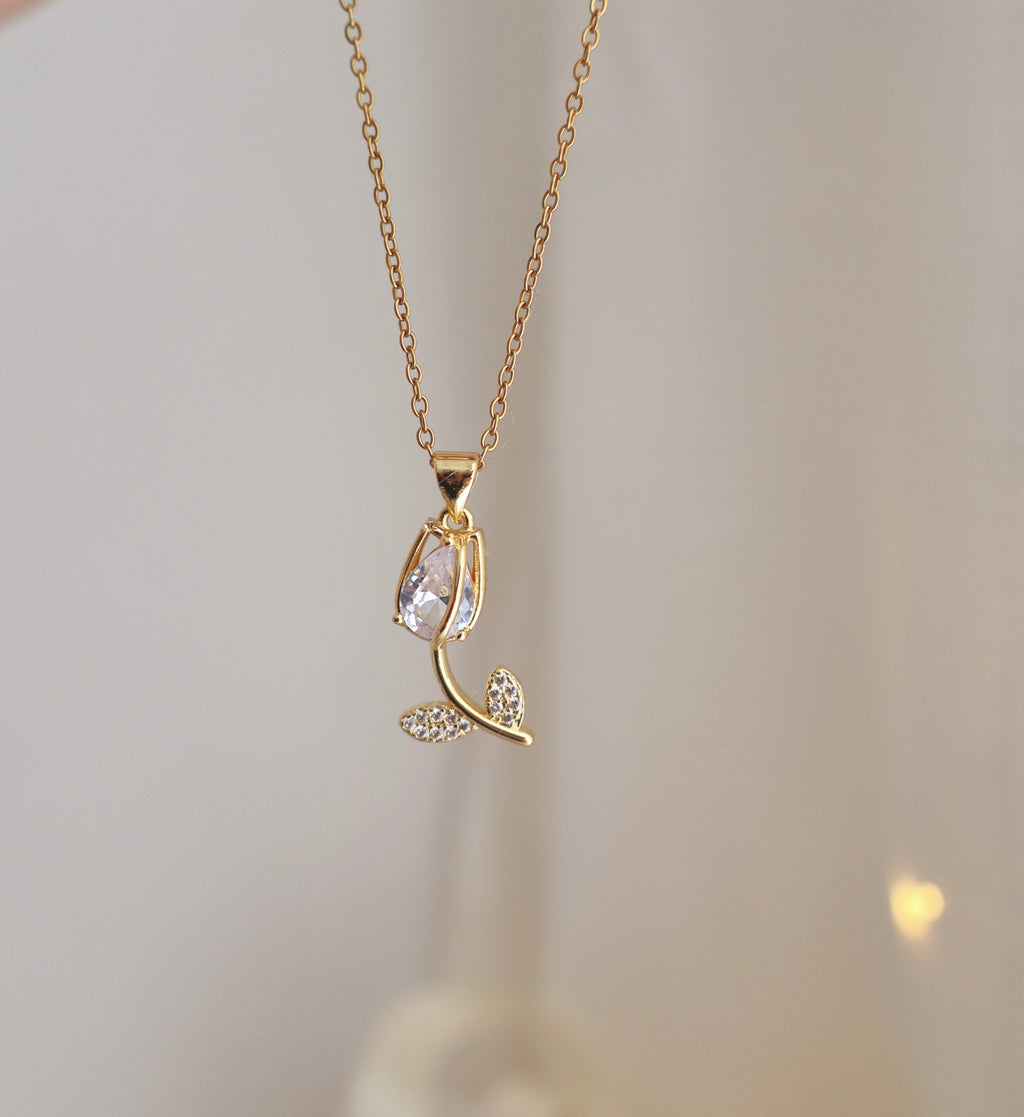 Collar Tulipán Lavanda