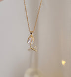 Collar Tulipán Lavanda