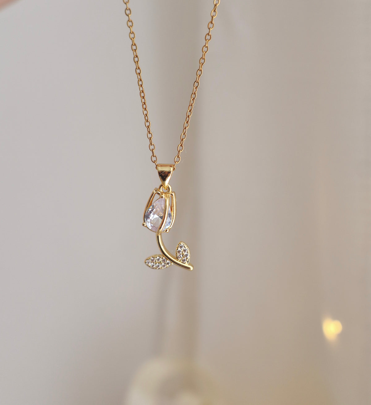 Collar Tulipán Lavanda