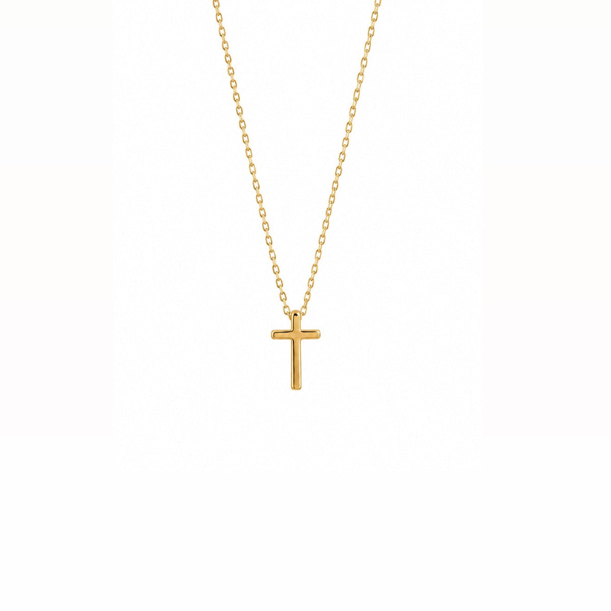 Minimal cross Necklace