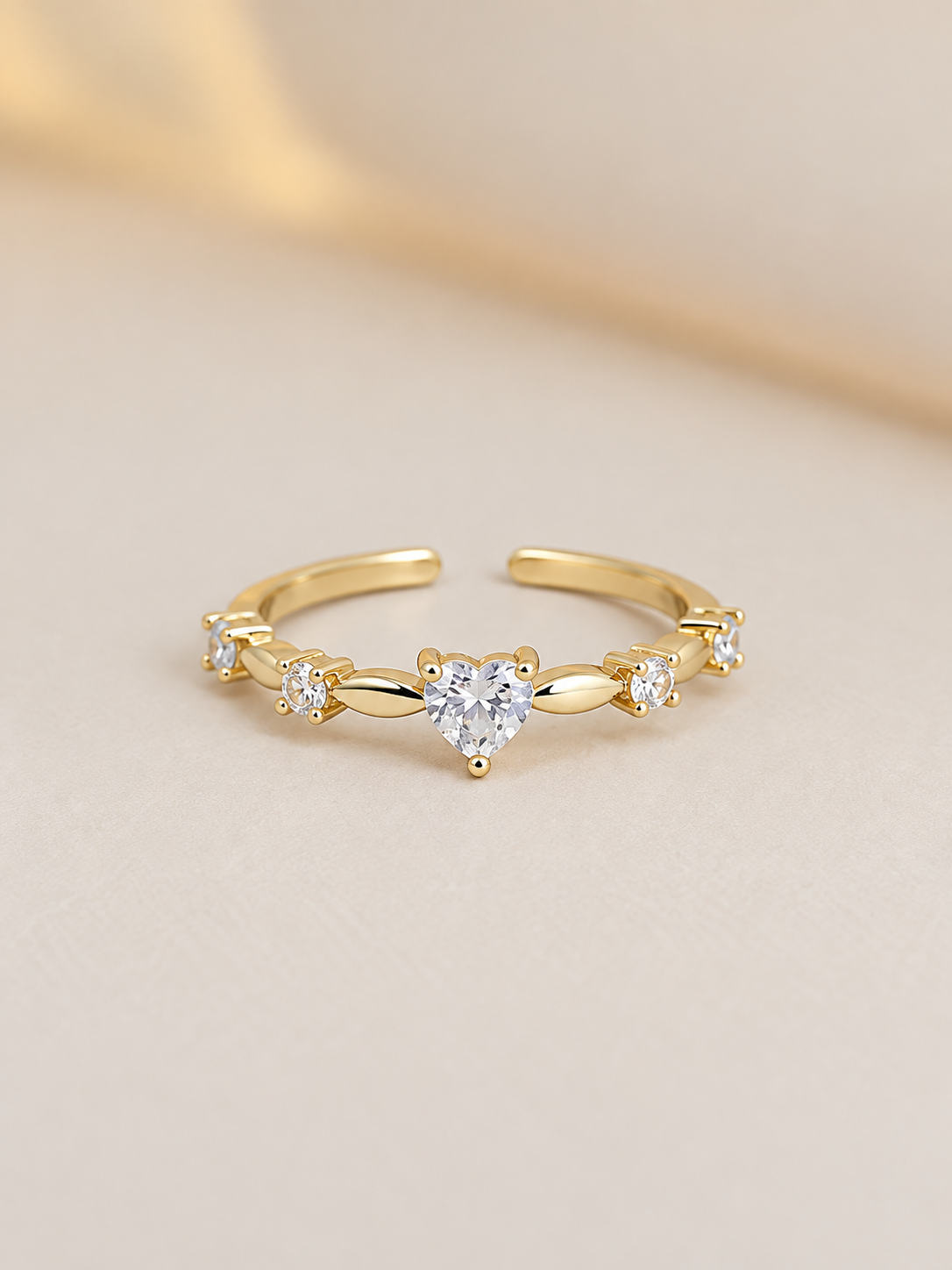 Heart Crystal Ring