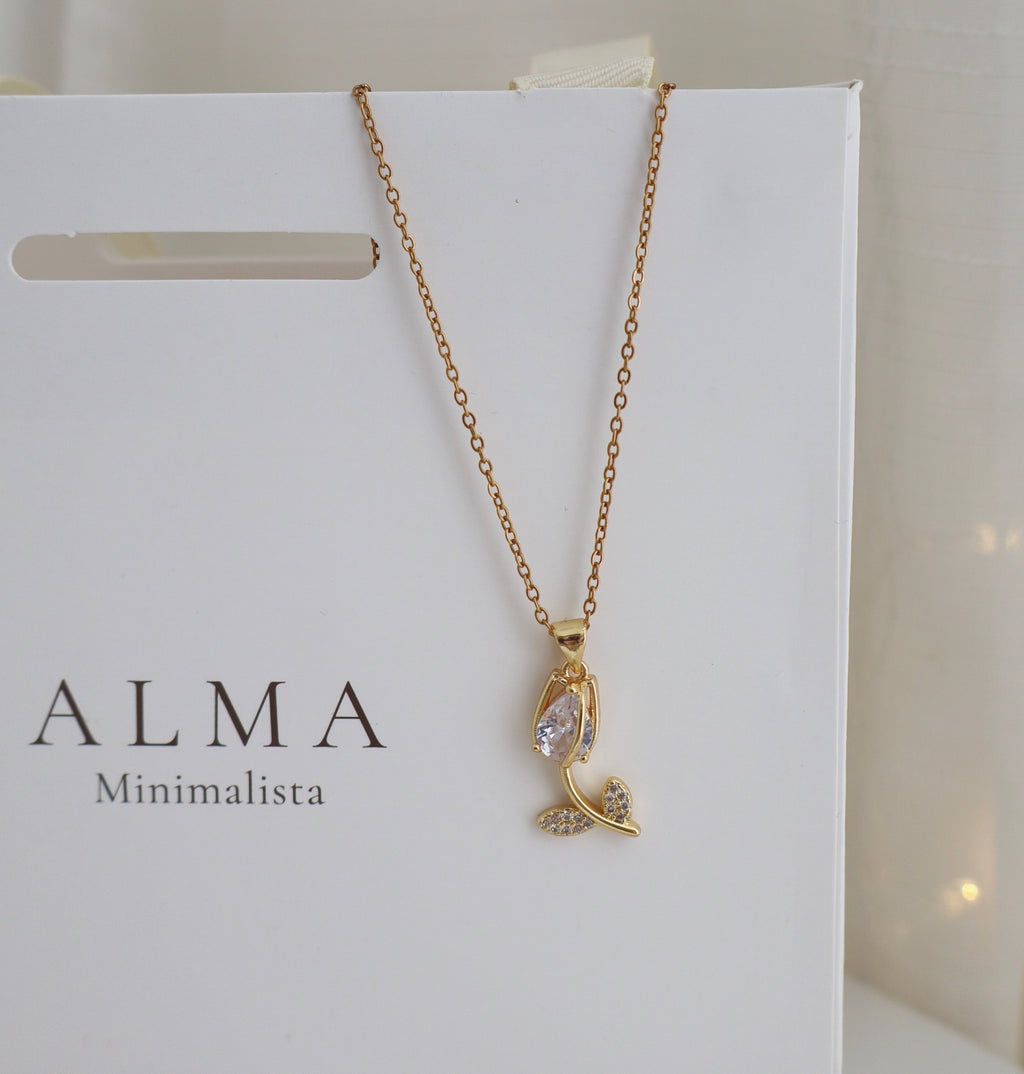 Collar Tulipán Lavanda