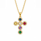 Celestial Cross Necklace