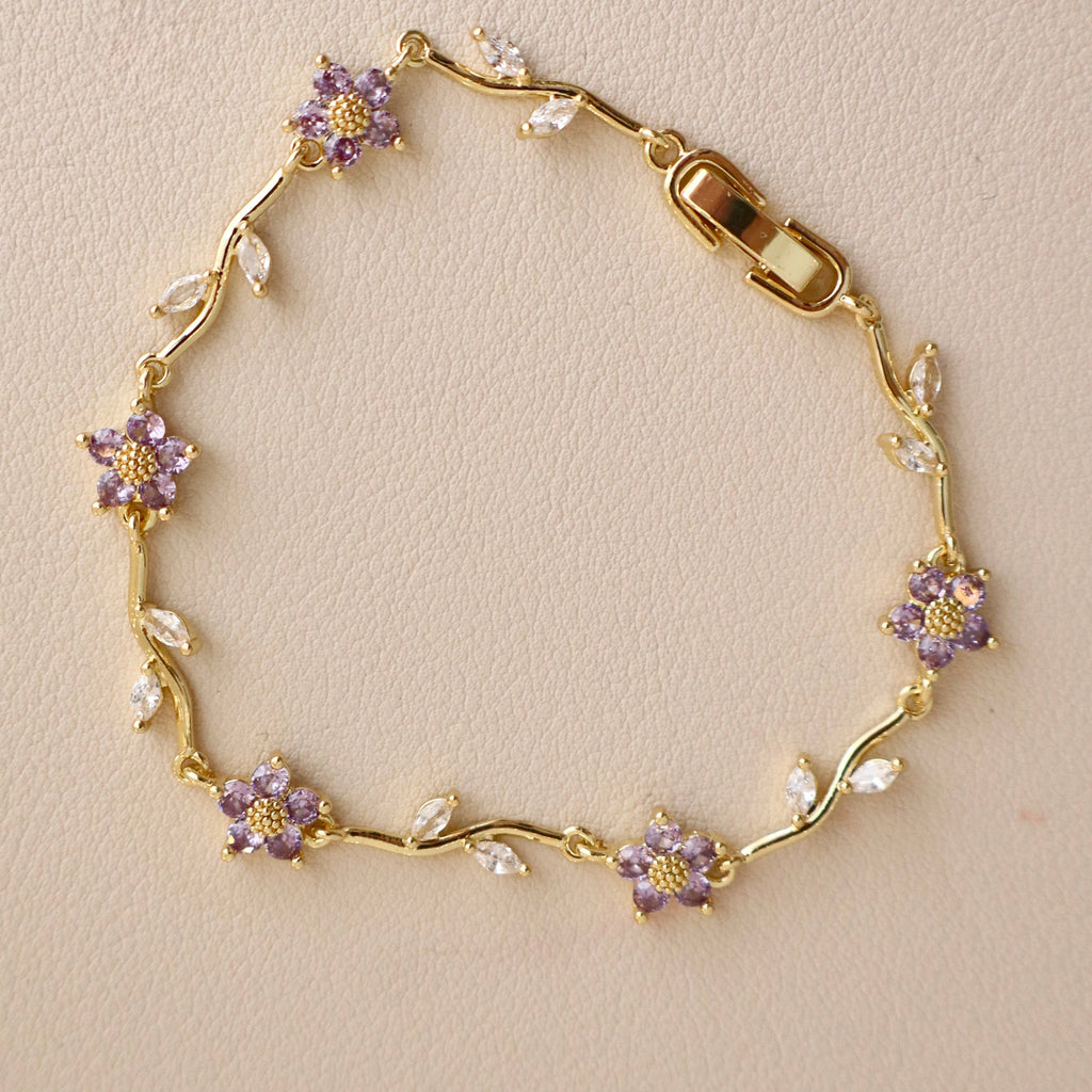 Lavender Blossom Bracelet