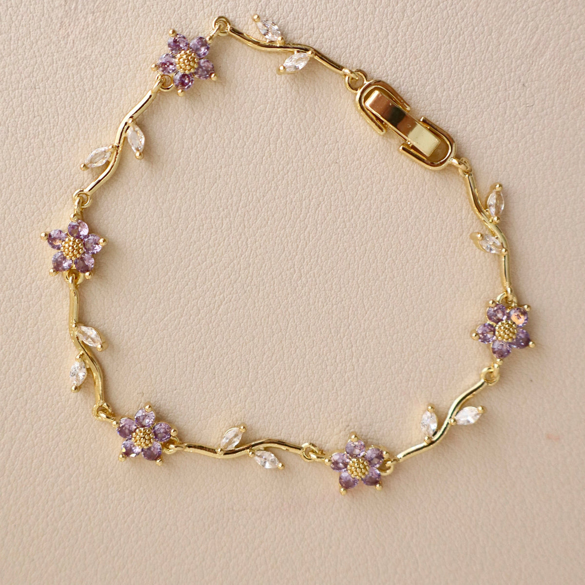 Lavender Blossom Bracelet