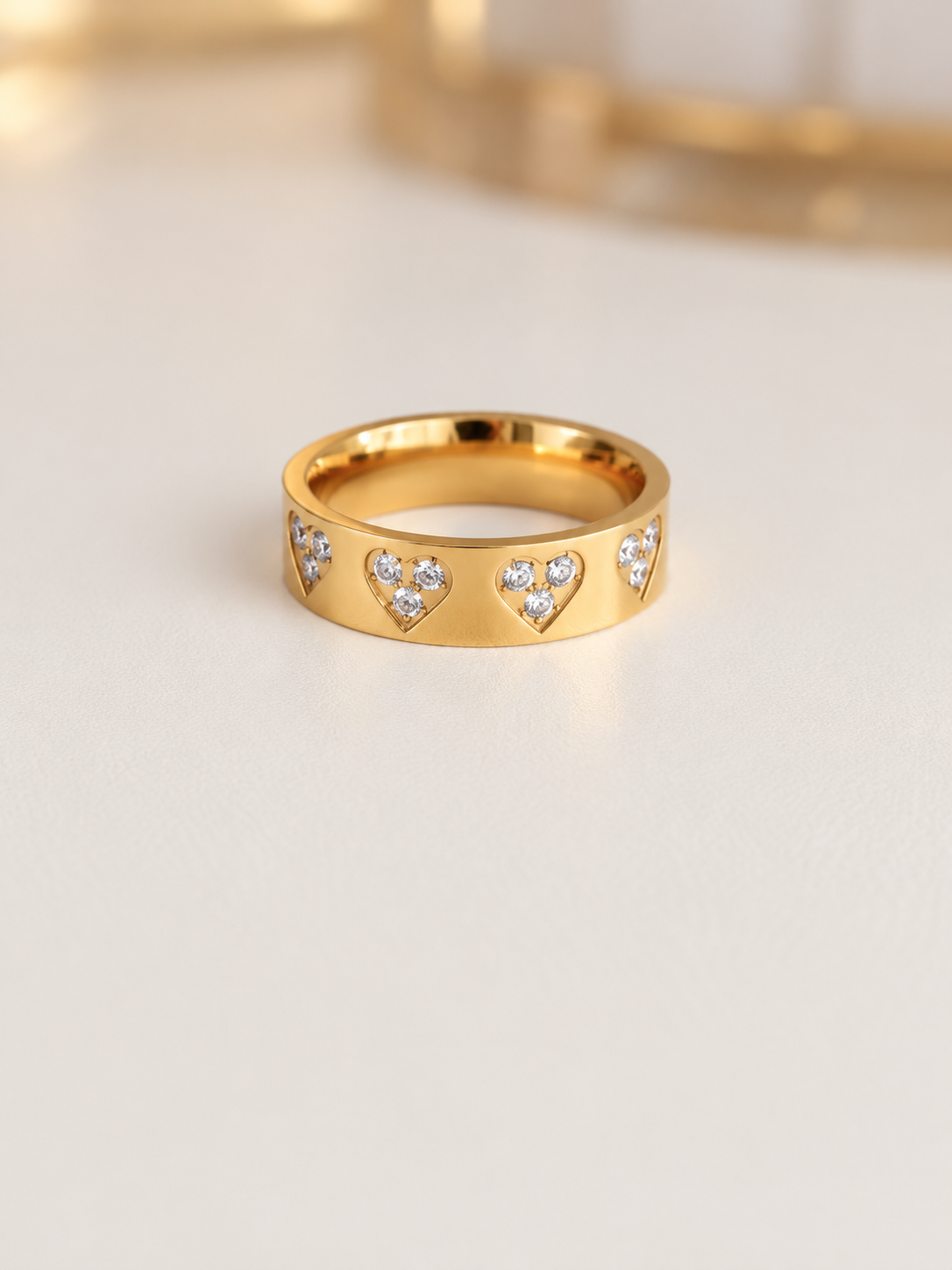 Heart band ring | talla 7