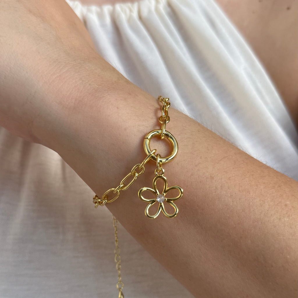 Flor Charm Bracelet