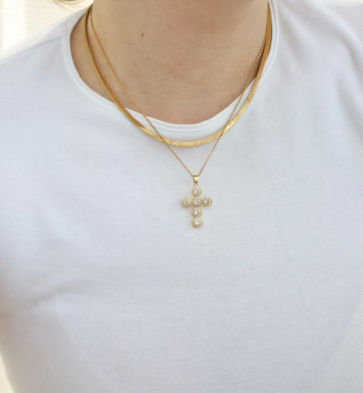 Celestial cross Necklace