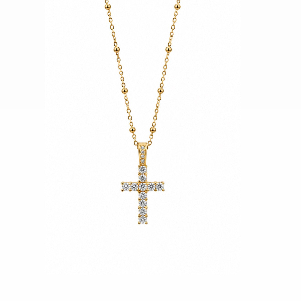 Crystal Cross Necklace