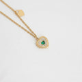Corazón Esmeralda Necklace