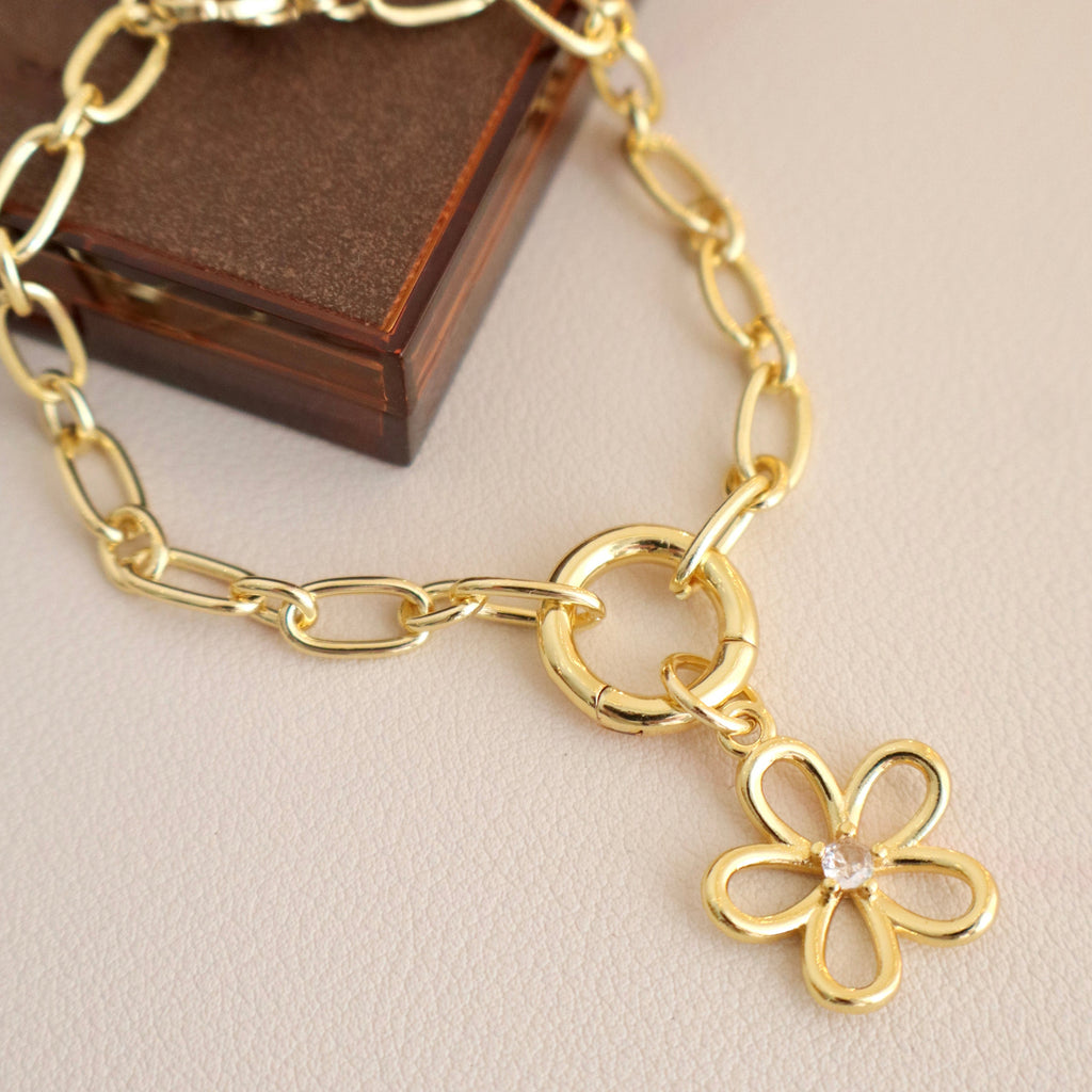 Flor Charm Bracelet