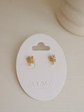 Rosé Butterfly Studs