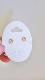 Pink Star Studs