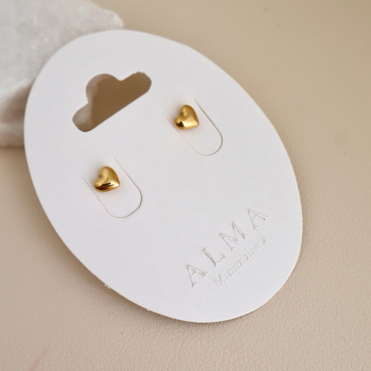 Mini corazones dorados