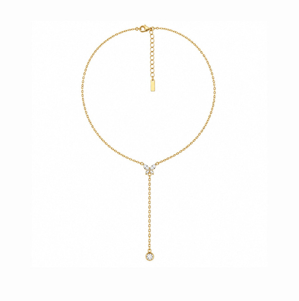 Butterfly Lariat Necklace