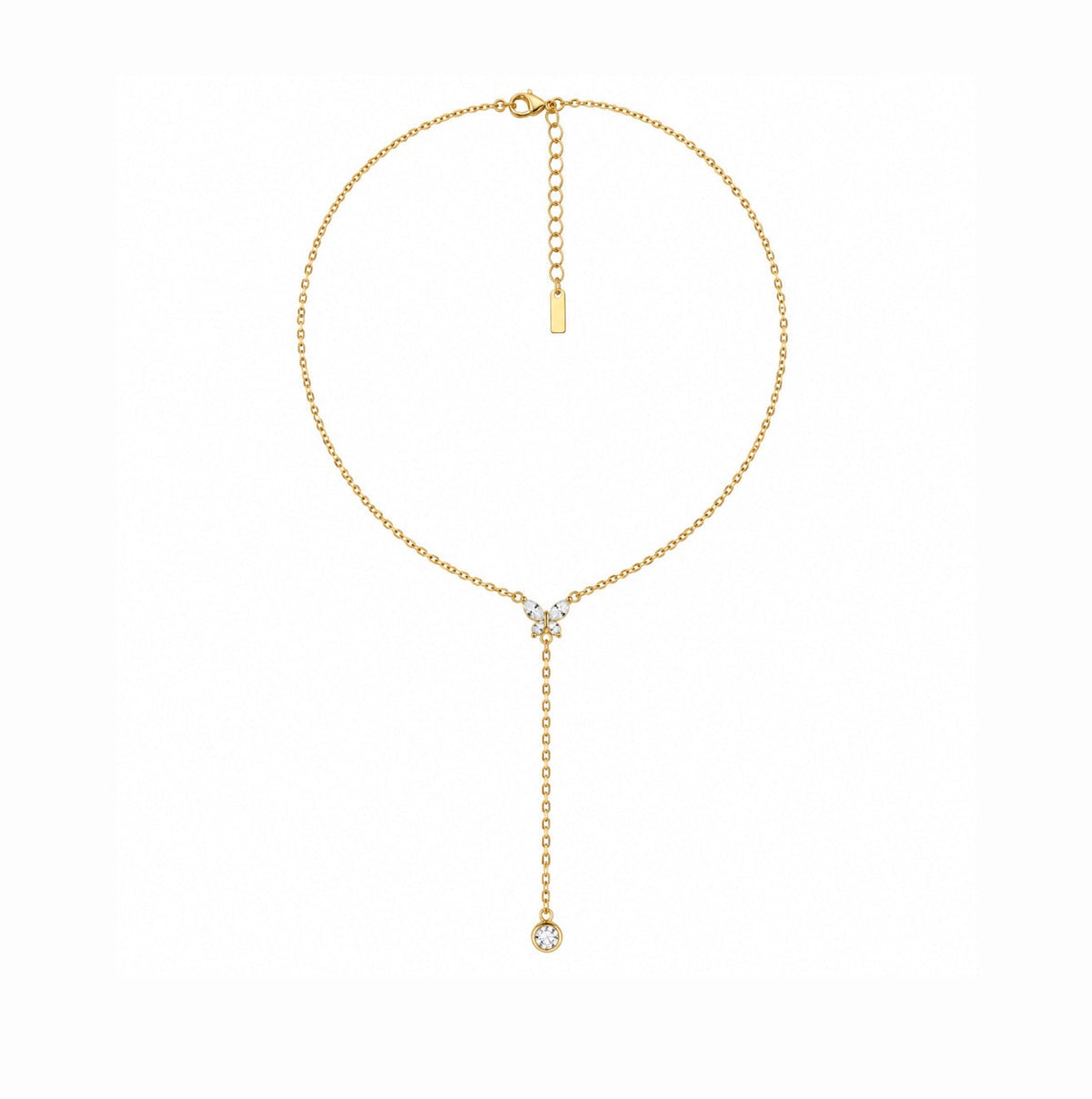 Butterfly Lariat Necklace