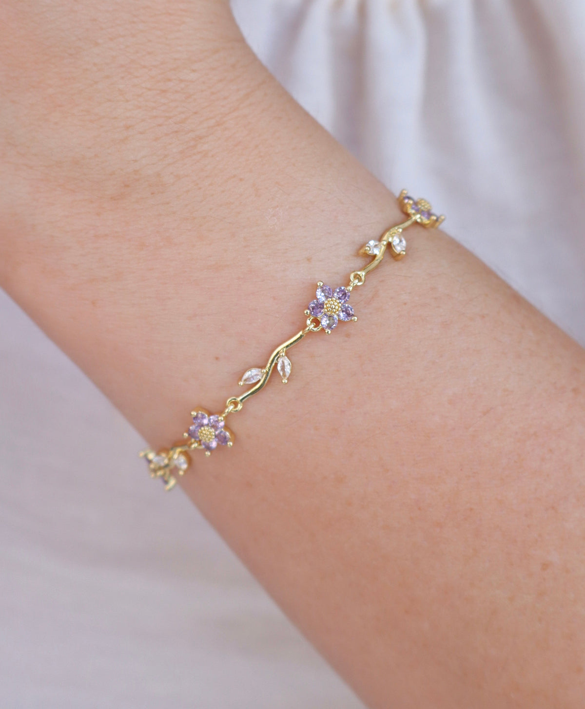 Lavender Blossom Bracelet