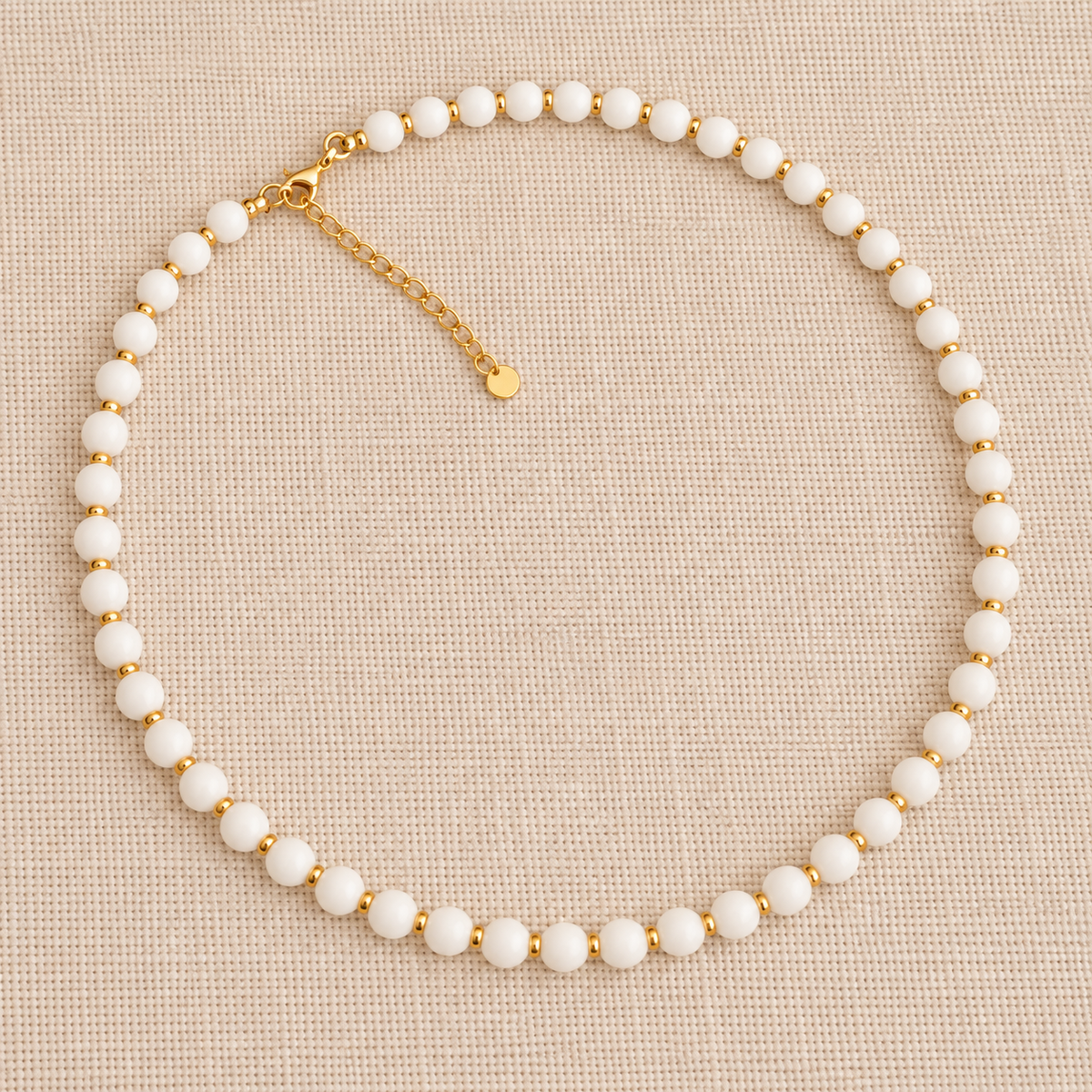 Cream Necklace