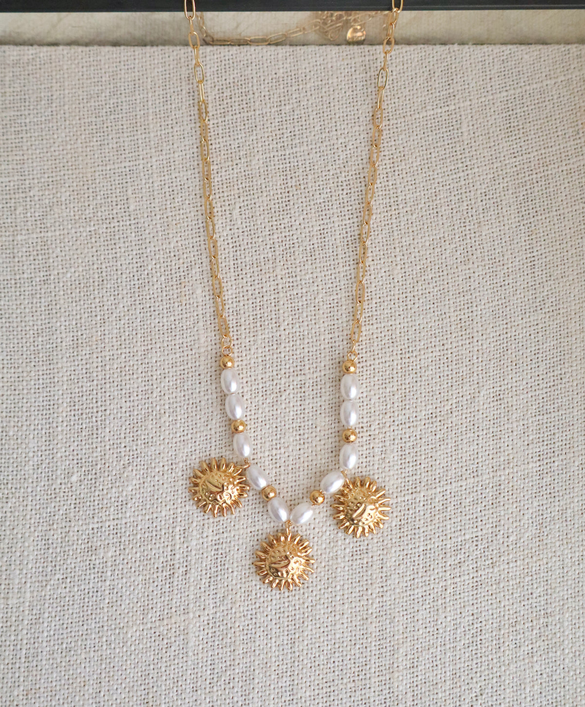Sun Pearl Necklace